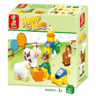 Best Building BLock Toys & Educational Toys with Sluban Educational Building Block Happy Farm Brick Toy M38-B6016