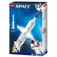 Best Building BLock Toys & Educational Toys with Sluban, Space Theme, Saturn Rocket/Long March Rocket 