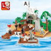 Best Building BLock Toys & Educational Toys with Sluban M38 B0278 Pirate, Multi Color
